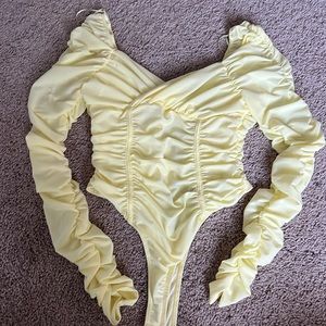 Ruched Bodysuit